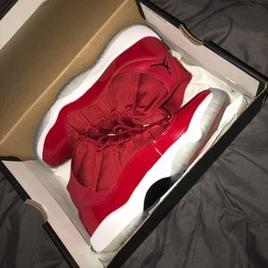 Red Jordan 11s